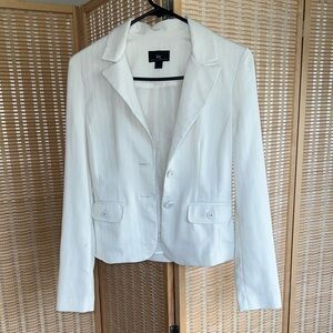 BYER CALIFORNIA WOMENS WHITE BLAZER